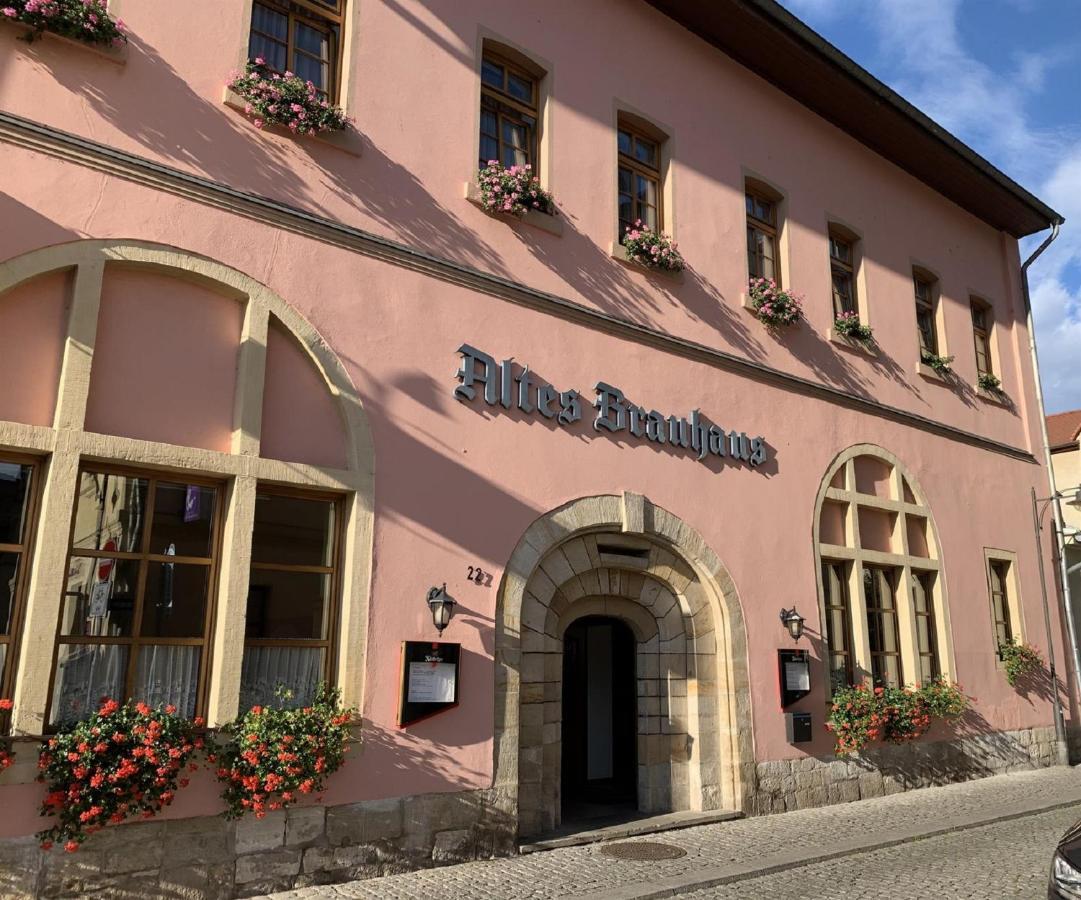 Altes Brauhaus Hotell Weißenfels Exteriör bild